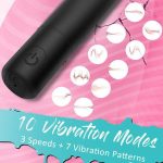 Rechargeable Mini Personal Massager with Precision Tip - Waterproof Travel Companion - Image 2