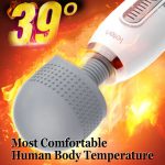 Leten Lightning Powerful Magic Wand Vibrator with LCD Control - Image 3