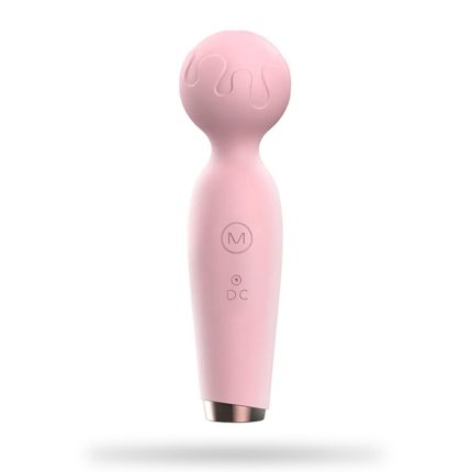 Premium Personal Massager with 10 Modes - Rechargeable Wellness Device - Pink, With Lubrication Kit